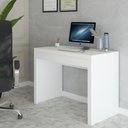 Ver imagem 1 de Mesa Escrivaninha 1 Gaveta Home Office Branco - Panorama Móveis
