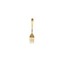 Ver imagem 1 de Garfo Inox Ibiza Gold de Servir Dourado 26,2cm Mesa Posta Tuut