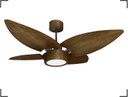 Ver imagem 4 de Ventilador de Teto Led 4000k Jeri Preto com 4 Pás Imbuia 220v Controle Remoto Ventex