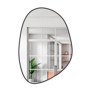 Espelho Decorativo Modelo Orgânico 60x80cm para Sala, Quarto, Banheiro, Escritório, Clínica