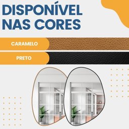 Espelho Decorativo Modelo Orgânico 60x80cm para Sala, Quarto, Banheiro, Escritório, Clínica - 3