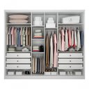 Ver imagem 2 de Guarda Roupa Casal Robust 6 Portas de Bater 6 Gavetas MDF com Espelho Neve Móveis Novo Horizonte
