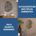 Ver imagem 6 de Espelho Decorativo Grande Orgânico 60x80cm