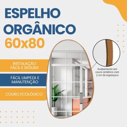 Espelho Decorativo Grande Orgânico 60x80cm - 4