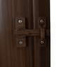 Porta Sanfonada Pvc Translucida 210x120 Marrom - 7