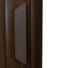 Porta Sanfonada Pvc Translucida 210x120 Marrom - 8