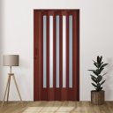 Ver imagem 1 de Porta Sanfonada Pvc Translucida 210x120 Marrom