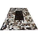 Ver imagem 1 de Tapete De Couro Marrom Escuro Degrade 2,00x3,00 Com Bordas