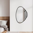 Ver imagem 1 de Espelho Decorativo Orgânico Glamour 100x70 Grande de Parede