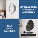 Ver imagem 7 de Espelho Decorativo Orgânico Glamour 100x70 Grande de Parede