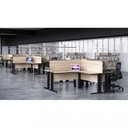 Ver imagem 2 de Conjunto Estação de Trabalho 150x150cm 4 Lugares