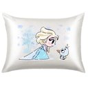 Ver imagem 1 de Fronha Cetim Antifrizz Personalizada Princesa Elsa Chiby m1