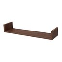 Ver imagem 2 de Prateleira U 70 x 10cm Nogal Suporte Invisivel