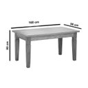 Ver imagem 2 de Mesa de Jantar 1,6 m Madeira Maciça
