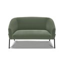 Ver imagem 4 de Sofá Namoradeira 2 Lugares Pé Ferro Preto Stella Bouclê Menta D03 - D'rossi