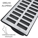 Ver imagem 4 de Ralo Linear 15x80 Alumínio Coletor Maior Volume Saída Central de 100mm com Tela