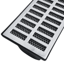 Ver imagem 2 de Ralo Linear 15x80 Alumínio Coletor Maior Volume Saída Central de 100mm com Tela