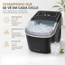 Ver imagem 3 de Máquina de Gelo Portátil 12kg 220V Produção de 9 Cubos