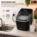 Ver imagem 5 de Máquina de Gelo Portátil 12kg 220V Produção de 9 Cubos