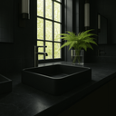 Ver imagem 4 de Cuba para Banheiro Kohler Vox de Sobrepor Quadrada 41x41cm Preta Fosca| 2661BR-7 Preto