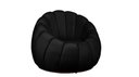 Ver imagem 5 de Kit Poltrona c/ Puff Concha Veludo Preto