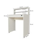 Ver imagem 4 de Escrivaninha Vib com 1 Gaveta 720*420*750mm