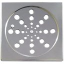 Ver imagem 1 de Ralo Grelha Tampa com Fecho Quadrado 10x10 Cm Inox