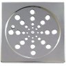 Ralo Grelha Tampa com Fecho Quadrado 10x10 Cm Inox - 1