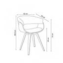 Ver imagem 6 de Conjunto com 5 Caderias para Sala de Jantar Betina