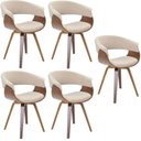 Ver imagem 1 de Conjunto com 5 Caderias para Sala de Jantar Betina