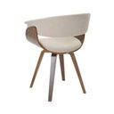 Ver imagem 4 de Conjunto com 6 Caderias para Sala de Jantar Betina Bege/Creme