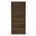 Ver imagem 3 de Estante Xangai Escritório/Home Office 12 Nichos 90x204,2cm Castanho 160441