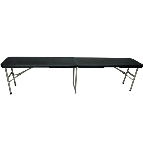 Banco Maleta Vghome 4 Lugares 180x28x43cm Cor Preta