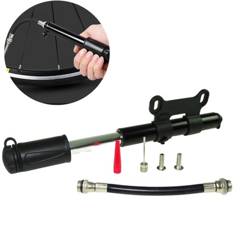 Mini Bomba de Ar para Bicicleta Bike com Extensor Ciclismo Estrada 100psi - Starfer