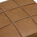 Ver imagem 5 de Puff Quadrado Decorativo para Sala Living 43cm Sirah L06 Couro Camel - Lyam Decor