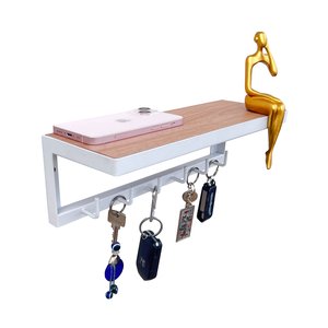 Porta Chaves Strassis Design Mdf Sd-3506 Branco