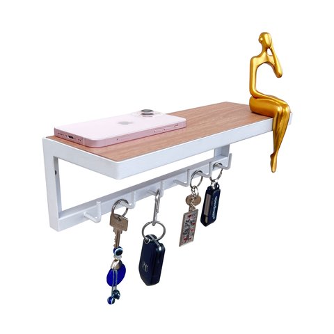 Porta Chaves Strassis Design Mdf Sd-3506 Branco