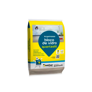 Argamassa Quartzolit 5KG Bloco Vidro BR