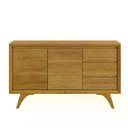 Ver imagem 2 de Buffet Vertex 2 Portas e 3 Gavetas 137 cm Naturalle - Mavaular