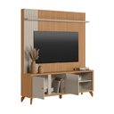 Ver imagem 4 de Painel Home para TV Sala de Estar Valença Jequitibá Off White 187cm