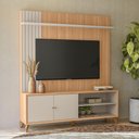 Ver imagem 1 de Painel Home para TV Sala de Estar Valença Jequitibá Off White 187cm