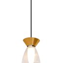 Ver imagem 2 de Pendente Luminaria Lustre Kito Bronze e Transparente (D)13cm (A)24,5cm 1X25W G9