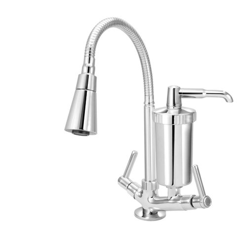 Torneira com Filtro Gourmet Cozinha de Mesa Tubo Cone 1/4v.
