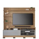 Ver imagem 1 de Estante Home Theater Ambiente Maceió com Pés Freijó Cinza Acetinado – Colibri