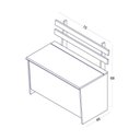 Ver imagem 3 de Caixa de Lenha Cl 001 Bco - Completa Móveis