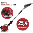 Ver imagem 2 de Derriçadeira Para Café Kawashima á Gasolina 2T Haste Curta 110cm e Mãozinha de Garra Simples