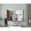 Ver imagem 2 de Espelheira e Armario Superior Genova Desmontado Bco/rip