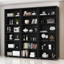 Ver imagem 1 de Kit 3 Estantes para Livros 5 Prateleiras 188cmx181,5cm Office