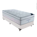 Ver imagem 1 de Cama Box Solteiro Branco e Colchão Freedom Molas Ensacadas Ortobom