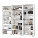 Ver imagem 2 de Kit 3 Estantes para Livros 5 Prateleiras 188CMX60,5cm Office Branco/Tx